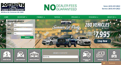 Desktop Screenshot of portsmouthusedcarcenter.com