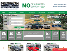 Tablet Screenshot of portsmouthusedcarcenter.com